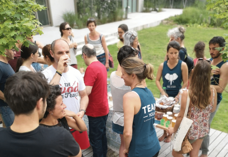 Fête des adhérents de l'association Elephant Yoga Studio