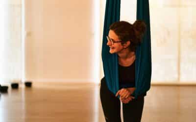 Nouveauté ! Séance de Yoga Prénatal Aérien avec Paulina chez Elephant Yoga Studio, dimanche 07 juin à 17h !
